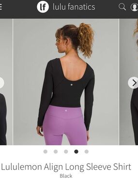 Lululemon Align Long Sleeve Shirt Size 4